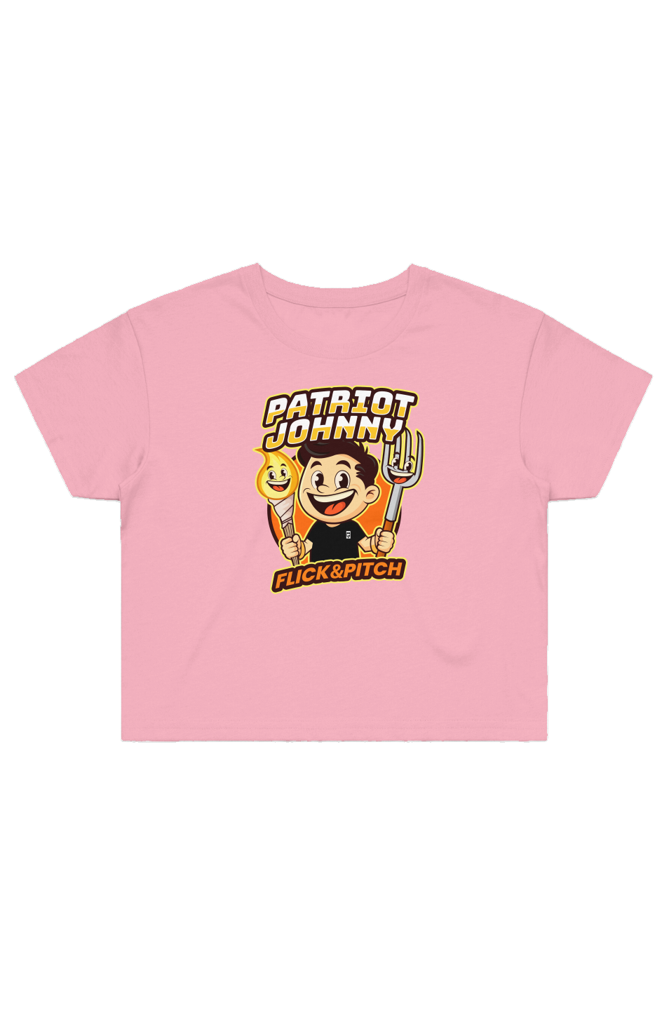 Women's Johnny N Pals Crop Tee